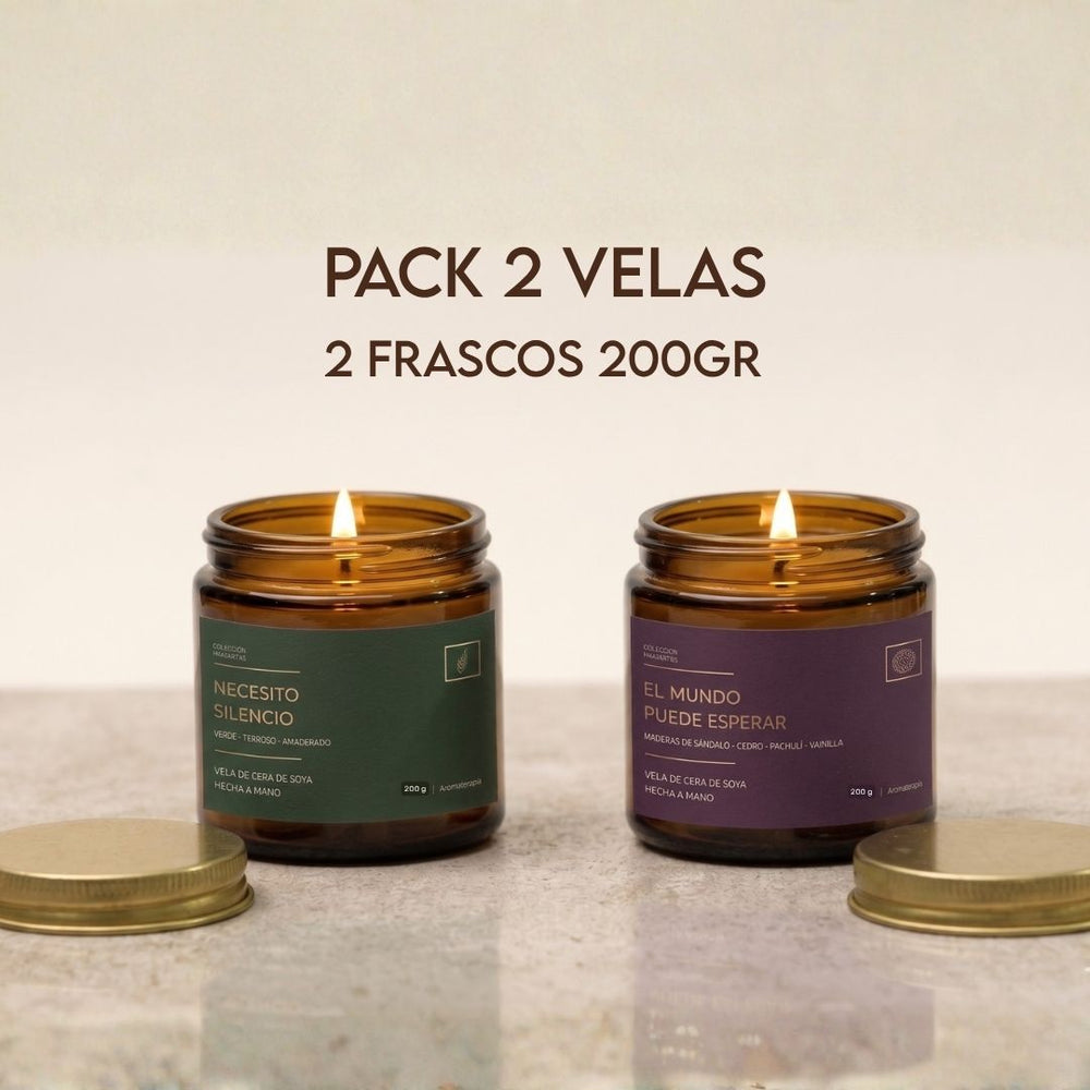 Pack 2 velas