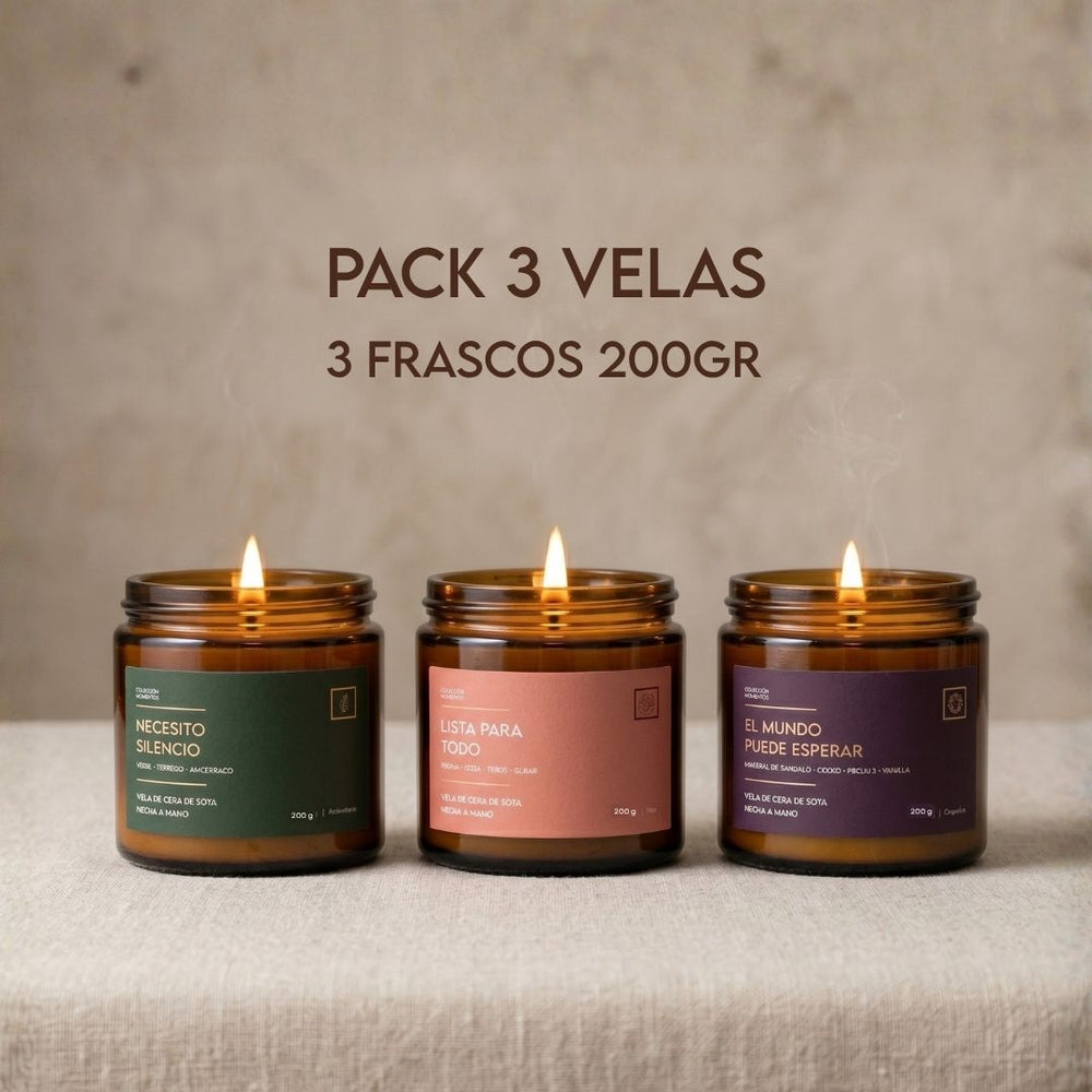 Pack 3 velas