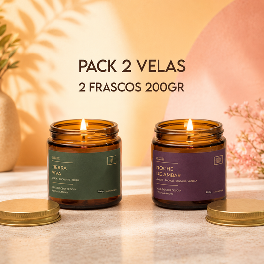 Pack 2 velas