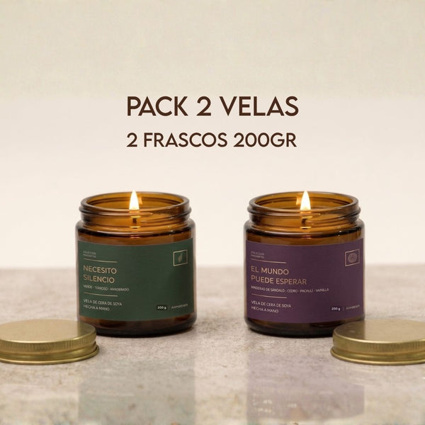 Pack 2 velas