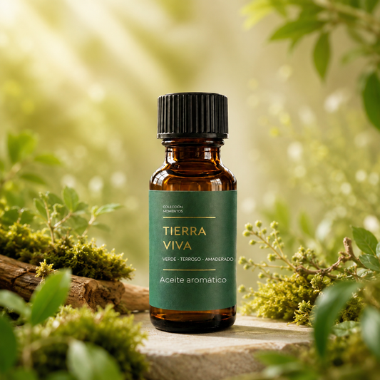 Aceite aromático: Tierra viva (15g) - notas amaderadas